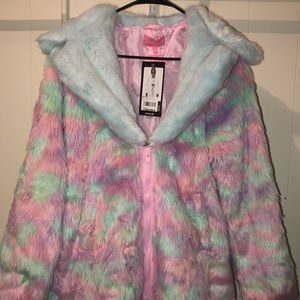 Sugar Thrillz Bon Bon Delight, Faux Fur Coat